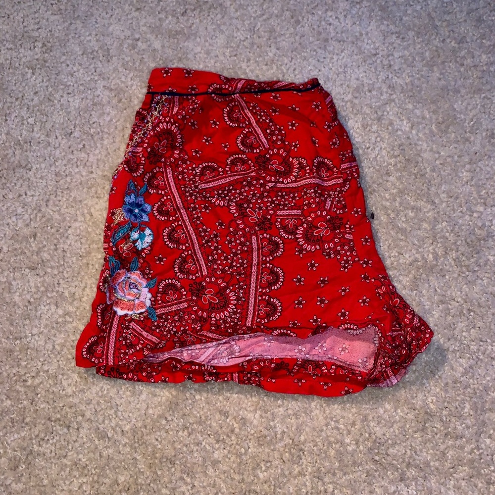 Red Bandana Shorts